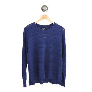 Topshop Eyelet Crew Neck Sweater #194-118